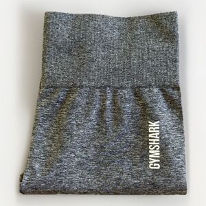 GYMSHARK Flex High Waisted Contour Logo Leggings Gray Medium